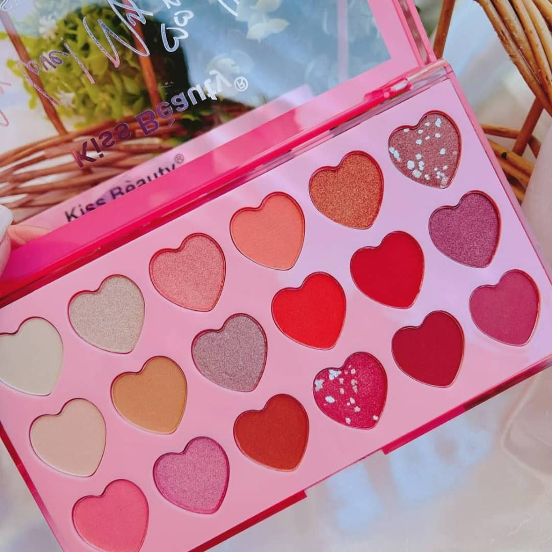 پالت سایه قلبی کیس بیوتی kiss beauty؛ انتخابی متناسب با مراقبت و زیبایی روزمره در گروه سایه