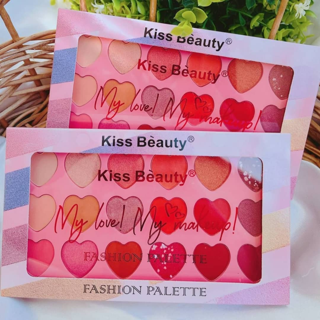 پالت سایه قلبی کیس بیوتی kiss beauty؛ انتخابی متناسب با مراقبت و زیبایی روزمره در گروه سایه؛ نمای شماره 2