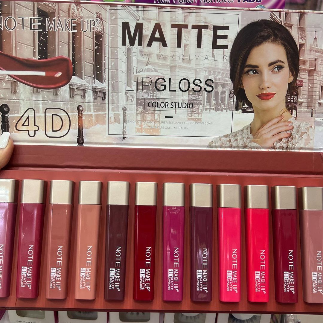 پک 12 رنگ رژلب مایع نوت Note Make Up؛ گزینه‌ای مناسب برای تکمیل روتین زیبایی در گروه رژ