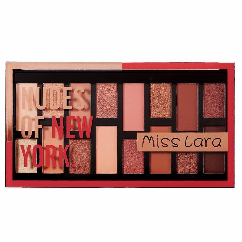 پالت سایه نیویورک میس لارا miss lara؛ گزینه‌ای مناسب برای تکمیل روتین زیبایی در گروه سایه