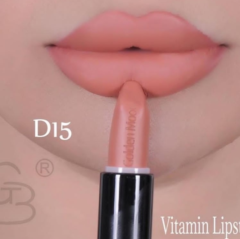 رژلب جامد گلدن مود Golden Mood با تمرکز بر استفاده آسان و نتیجه طبیعی در گروه رژ؛ نمای شماره 15