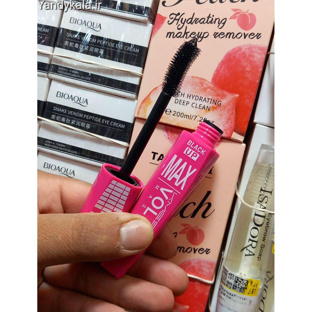 ریمل مکس موزیکال صورتی Max voloume Mascara؛ انتخاب کاربردی برای روتین روزانه در گروه ریمل؛ نمای شماره 3