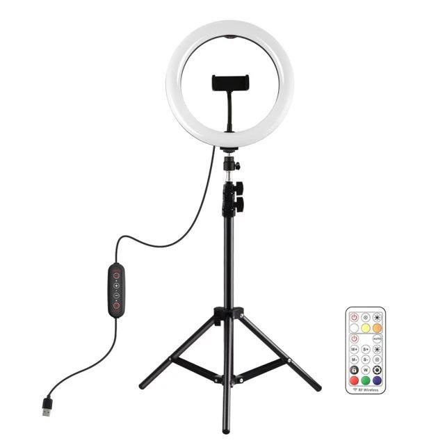 رینگ لایت 10 اینچی با پایه تنظیم شونده 2 متری؛ انتخابی متناسب با مراقبت و زیبایی روزمره در گروه رینگ لایت؛ نمای شماره 4