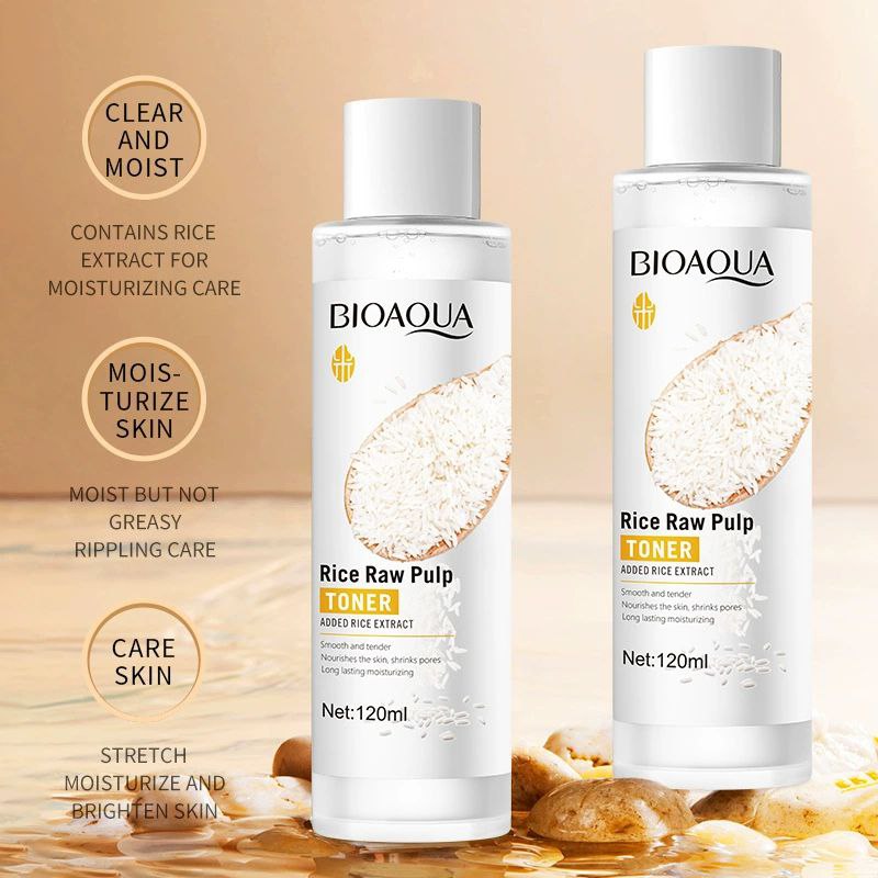 تونر برنج بیوآکوا Bioaqua؛ گزینه‌ای مناسب برای تکمیل روتین زیبایی در گروه تونر