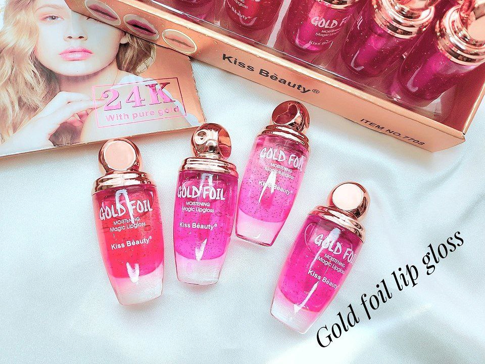 برق لب شاین‌دار حرارتی GOLD FOIL کیس بیوتی Kiss Beauty؛ انتخاب کاربردی برای روتین روزانه در گروه آرایش لب؛ نمای شماره 2