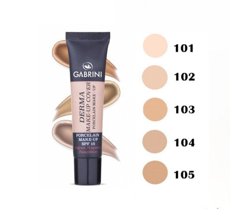 کرمپودر تیوپی گابرینی Gabrini؛ گزینه‌ای مناسب برای تکمیل روتین زیبایی در گروه کرم پودر؛ نمای شماره 2