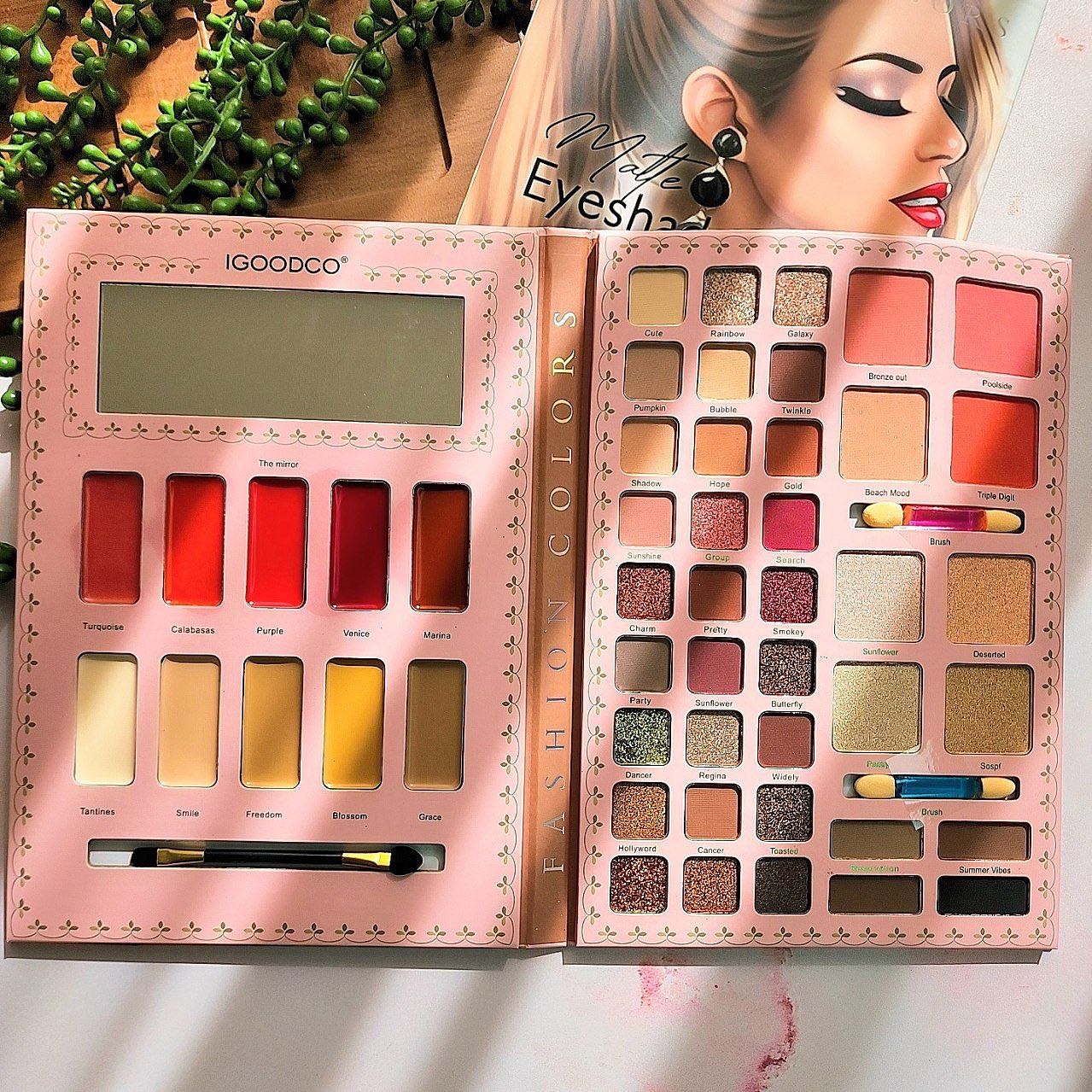 پالت سایه 49 رنگ بزرگ FASHION COLORS با تمرکز بر استفاده آسان و نتیجه طبیعی در گروه سایه؛ نمای شماره 4