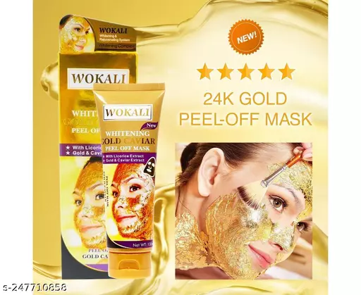 ماسک Peel Off طلا از برند سادور Sadoer با تمرکز بر استفاده آسان و نتیجه طبیعی در گروه ماسک؛ نمای شماره 3