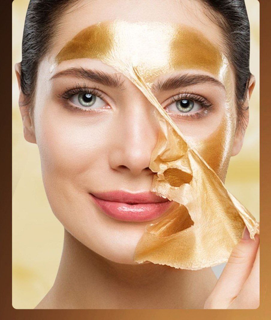 ماسک Peel Off طلا از برند سادور Sadoer با تمرکز بر استفاده آسان و نتیجه طبیعی در گروه ماسک؛ نمای شماره 5