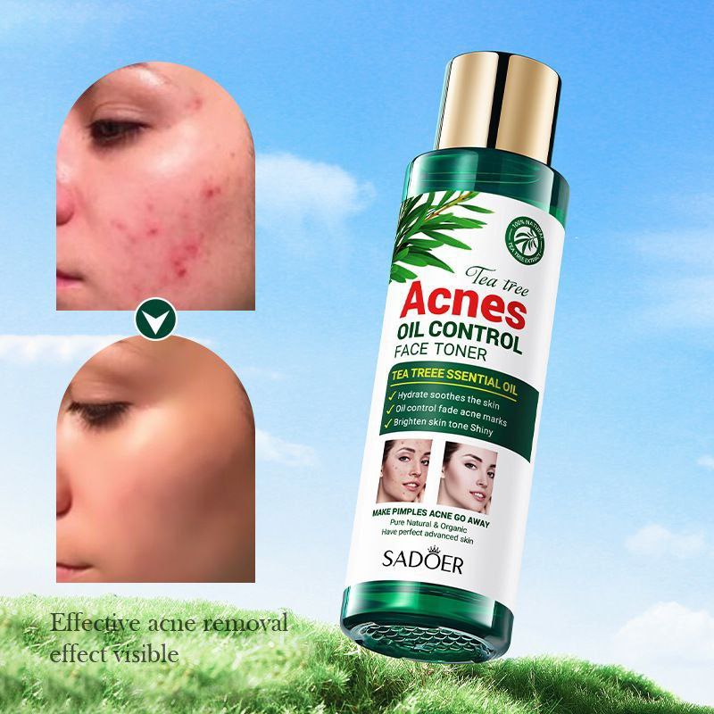 تونر ضدجوش چای سبز سادور Sadoer با تمرکز بر استفاده آسان و نتیجه طبیعی در گروه ضدجو‌ش؛ نمای شماره 7