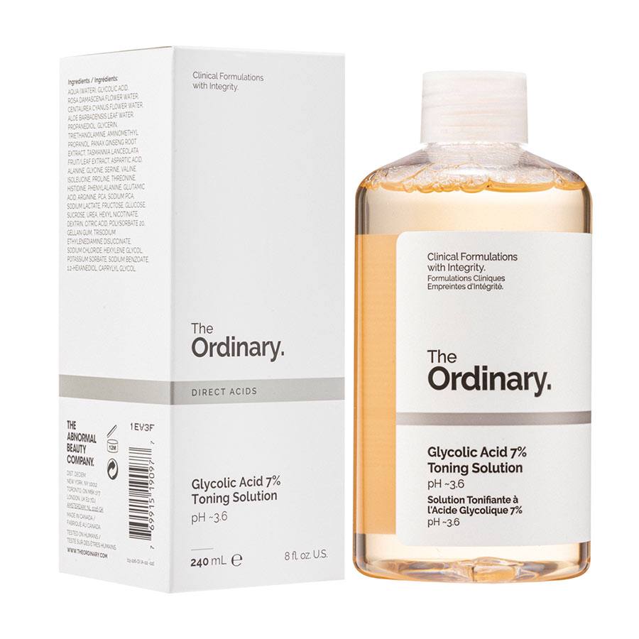 تونر گلیکولیک اسید اوردینری Ordinary با معرفی دقیق ویژگی‌ها و کاربرد در گروه تونر؛ نمای شماره 5