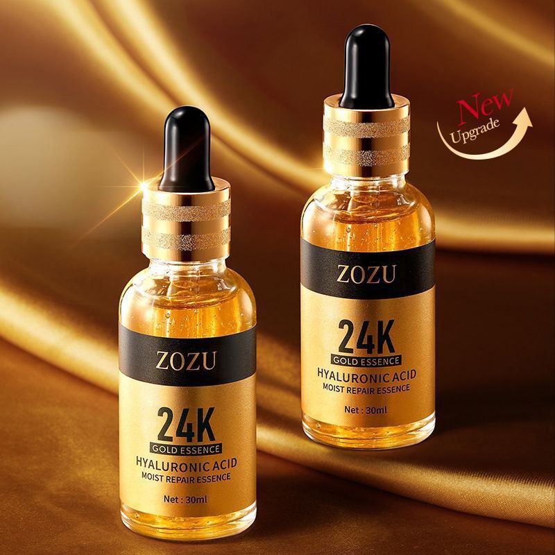 سرم طلا و هیالورونیک اسید ZOZU؛ گزینه‌ای مناسب برای تکمیل روتین زیبایی در گروه آبرسان؛ نمای شماره 2