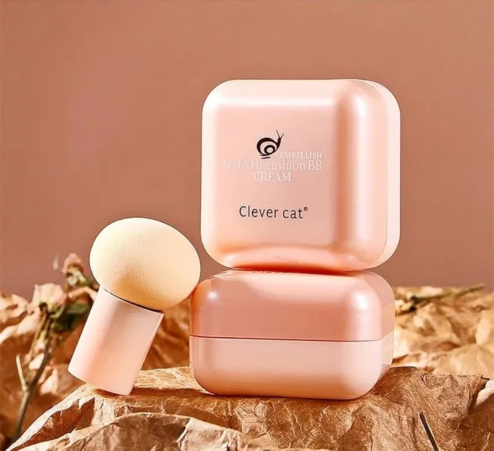 کوشن حلزون کلاژن دار با پدقارچی Clever Cat؛ انتخابی متناسب با مراقبت و زیبایی روزمره در گروه کوشن؛ نمای شماره 3