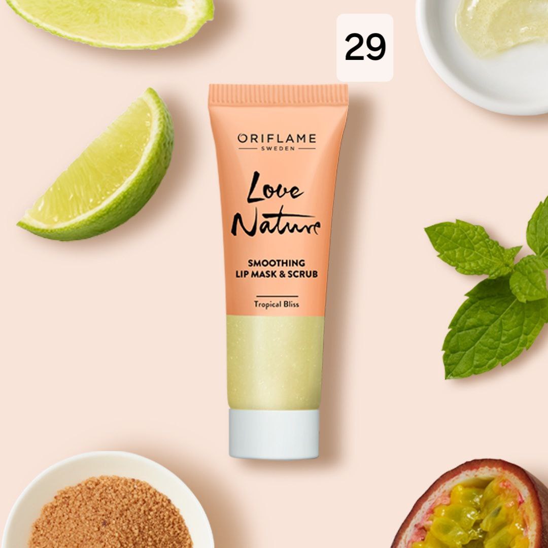 ماسک و اسکراب لب اوریفلیم ORIFLAME؛ گزینه‌ای مناسب برای تکمیل روتین زیبایی در گروه مراقبت از پوست