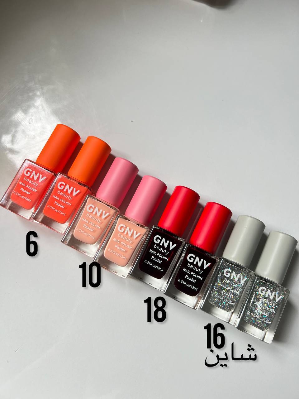 لاک پاستیلی GNV Beauty؛ انتخابی متناسب با مراقبت و زیبایی روزمره در گروه لاک؛ نمای شماره 7